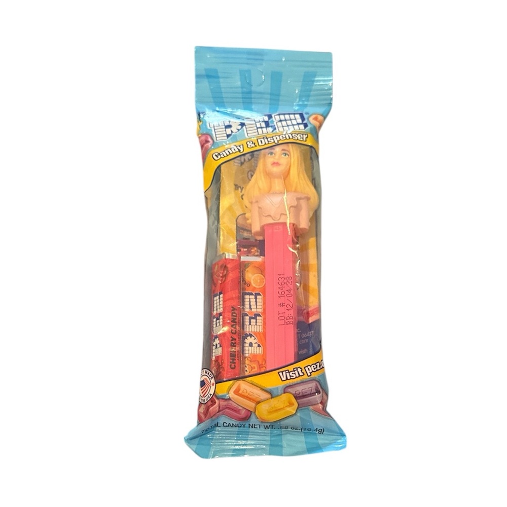 Barbie™ Blonde Hair PEZ Dispenser w/ Candy Refills – 2024 Collection
